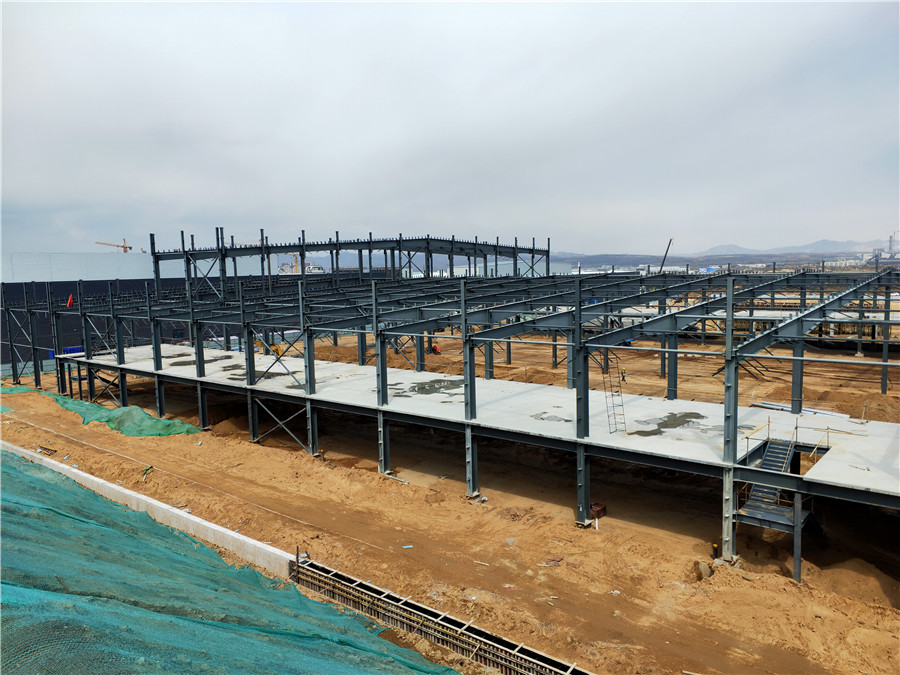 山西鋼結(jié)構(gòu)廠家施工動態(tài)-山西厚生工地實(shí)拍